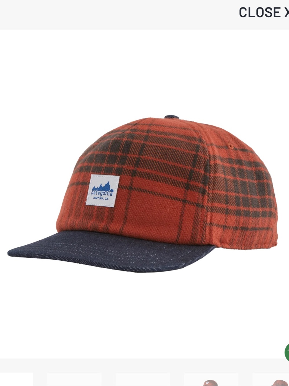 Patagonia Range Cap, NWOT